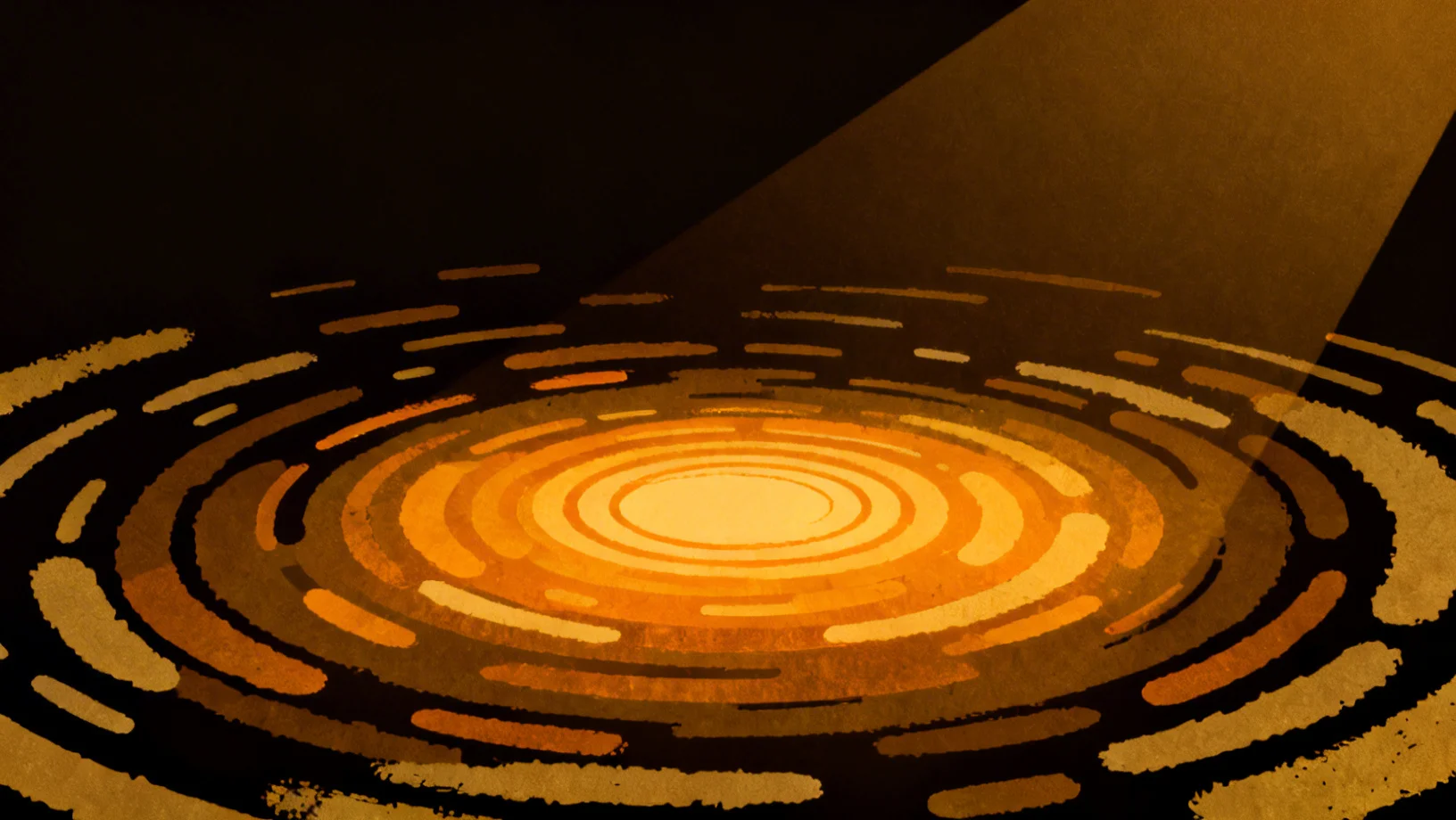 Concentric rings representing different LP range widths from wide passive to narrow active strategies