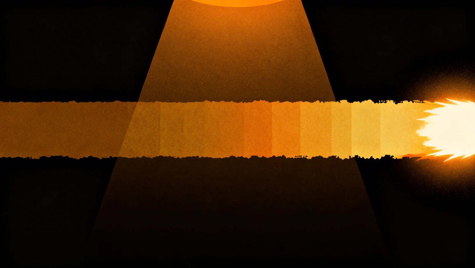 Abstract visualization of two contrasting structures, one dense and tightly packed, one with more visible gaps between layers, both on a dark amber-lit background