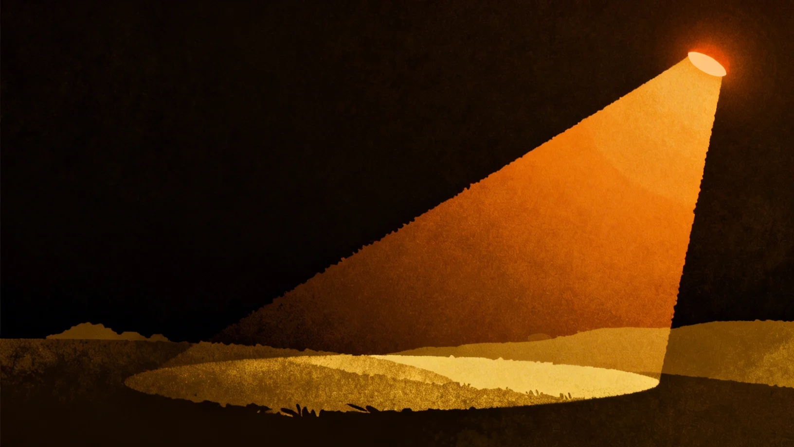 Abstract layered geometric planes in amber and gold tones representing tiered yield structures